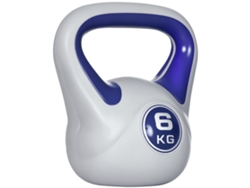 Kettlebell 6kg PU Violeta Cinza