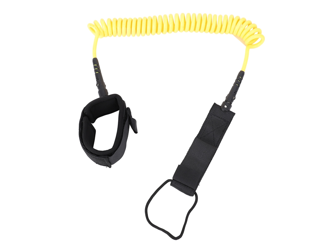 2026-corredera Espiral Tpu 3m Para Tabla De Surf Paddleboard Con Rotación 360 Grados Correa De Tobillo Amarilla