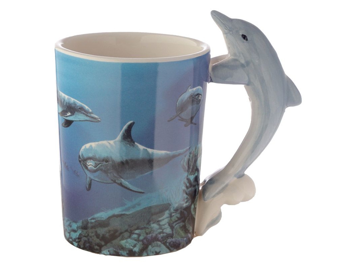 Taza con asa de delfín PUCKATOR