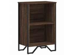 Estantería Maison Exclusive de roble marrón en derivados de madera (50x31x74,5 cm)