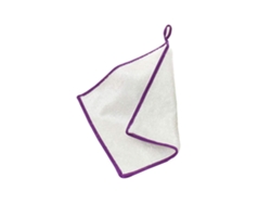 Paño de limpieza de cocina de microfibra gruesa de doble capa, antiadherente, color morado, para lavar platos y limpiar superficies. Vayotoy