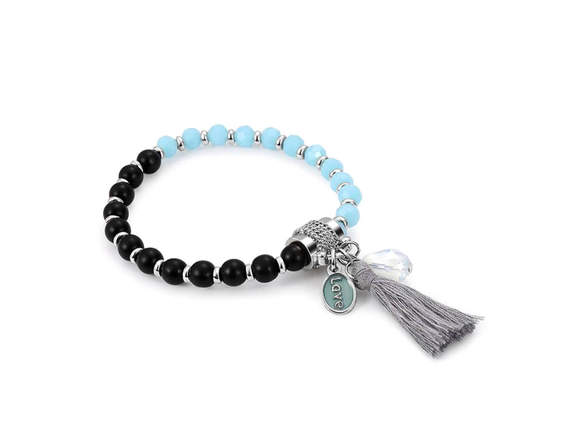Pulsera Unisex De Estilo Punk Vintage Sencillo, De Piel Sintética Y Aleación De Aluminio (roja)