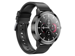 Reloj inteligente con pantalla AMOLED de 1.43", asistente de voz con IA, monitor de sueño y ranura para tarjetas para Android e iOS Bestvite (negro)