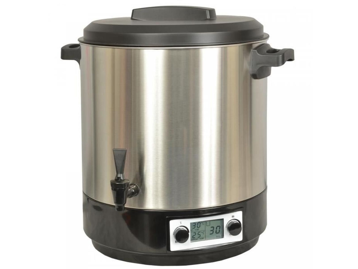 Tanque de Acero Inox esterilizador con grifo de tela lcd y temporizador 31l 2000w - kcpst31lcd.ix KITCHEN CHEF