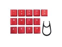 13 Teclas Retroiluminadas Texturizadas Para Teclado Logitech G813/g815/g915/g913 Tkl Rgb Con Interruptores Táctiles Gl Rojos.