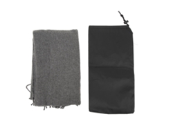 Bufanda Térmica Para Hombre Y Mujer, 3 Niveles De Temperatura, Recargable Por Usb, Ligera Y Suave, Color Gris.