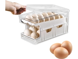 Organizador de huevos para nevera con diseño (30.5x16x16cm) Kofihety