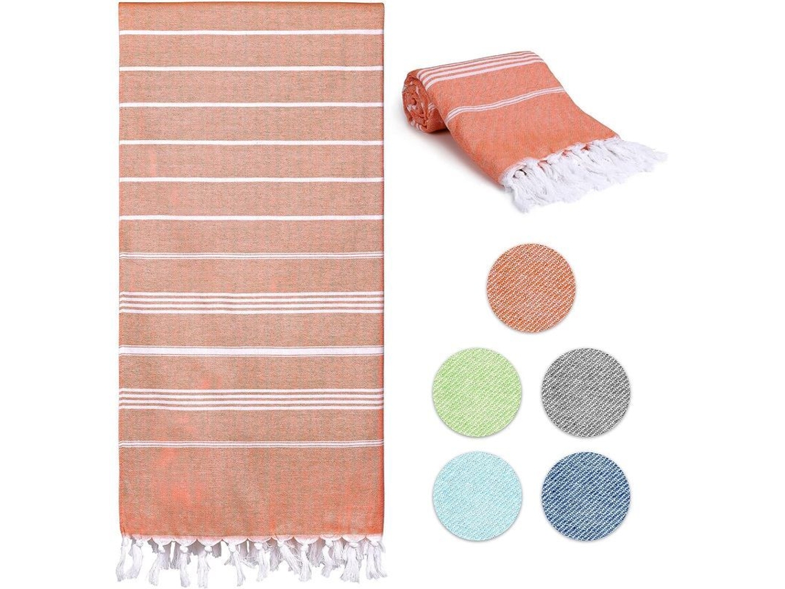 2026-35258-toalla De Playa Ant Arena Rápido Secado Grande Algodón Absorbente Multiusos Naranja