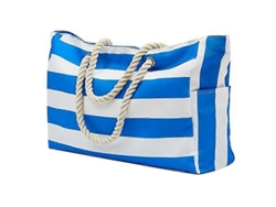 Bolsa de playa, bolsa de natación, bolsa de playa impermeable, bolsa de piscina, bolsa de compras, bolso de hombro plegable, azul GOKOCO