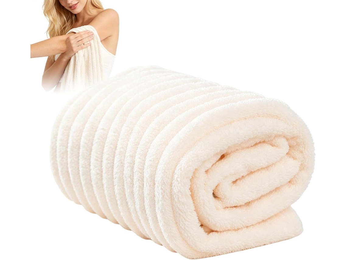 Toalha De Banho De Alta Qualidade, 140 X 71 Cm, Com Textura De Algodão Absorvente E Acabamento Canelado Elegante, Para