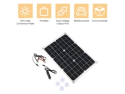 Panel Solar De 20 W Con Doble Salida Dc5v/dc18v, Cargador Usb, Clasificación Ip65, Portátil Para Acampar, Hacer Senderismo Y Pescar.
