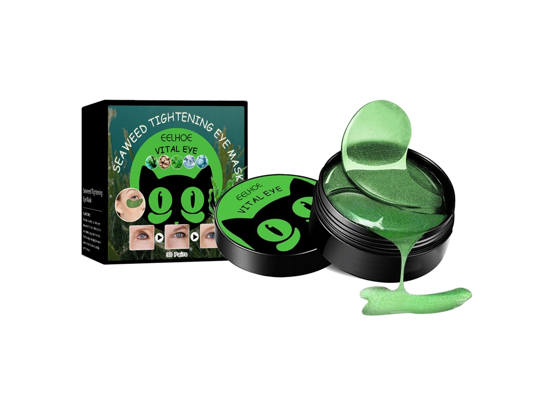 Mascarilla reafirmante para el contorno de ojos con algas marinas para la piel.