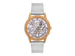 Reloj De Pulsera Unisex Con Movimiento De Cuarzo Zhoulianfa T198-f Plata