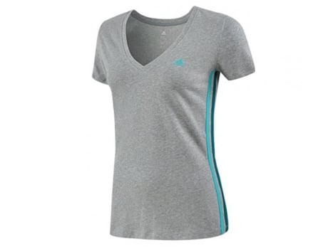 Camiseta de Mujer ADIDAS Seasonal Essentials Tecnologia Climalite Algodón Blanco