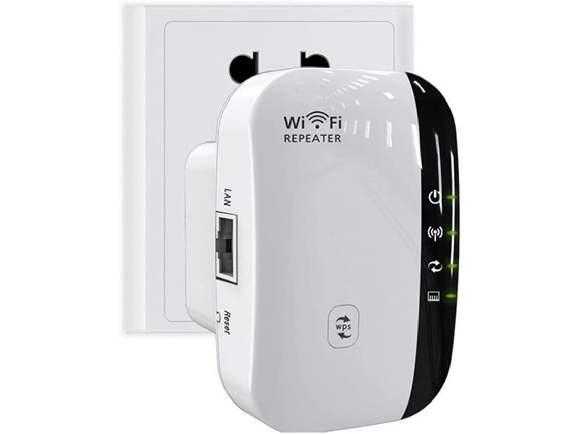 Extensor de Wifi Repetidor de Wifi con puerto Ethernet Punto de acceso de configuración de un toque Cubre hasta 2640 pies cuadrados Amplificador D USHION