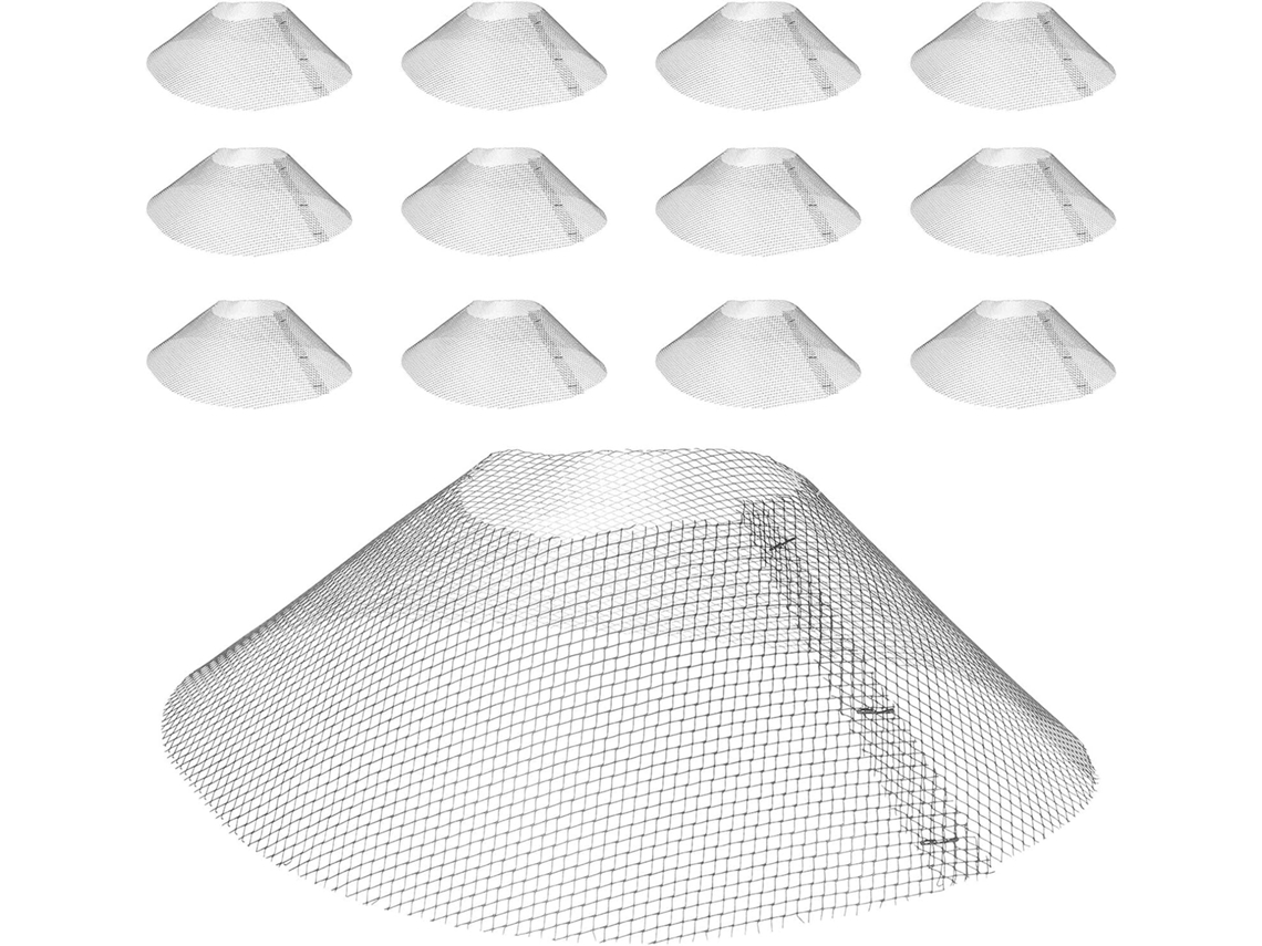 Paquete De 14 Filtros Grasa Redondos Acero