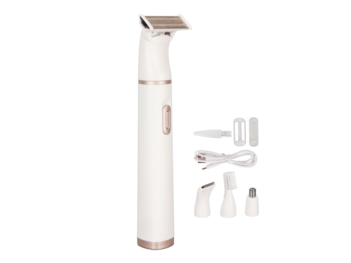 Depiladora 4 En 1 Para Mujeres, Cabezal Lavable, Herramienta De Grooming Para Rostro, Cejas, Nariz, Axilas Y Líneas Bikini
