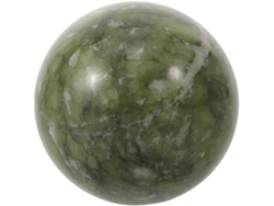 Esfera De Cristal Natural De Jade Verde Pulido De 4-5 Cm, Piedra Feng Shui Para Decoración De Interiores.
