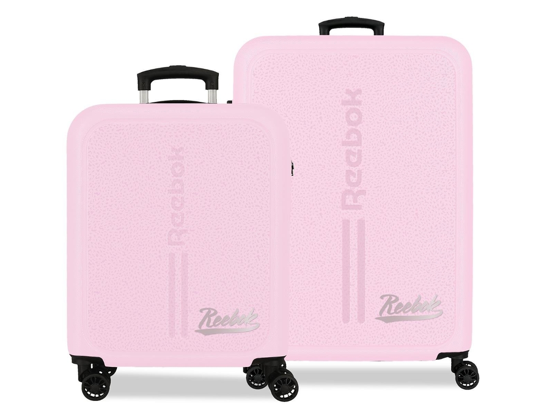 Juego de maletas Reebok Monroe rosa claro (46x65x25cm, 91l)