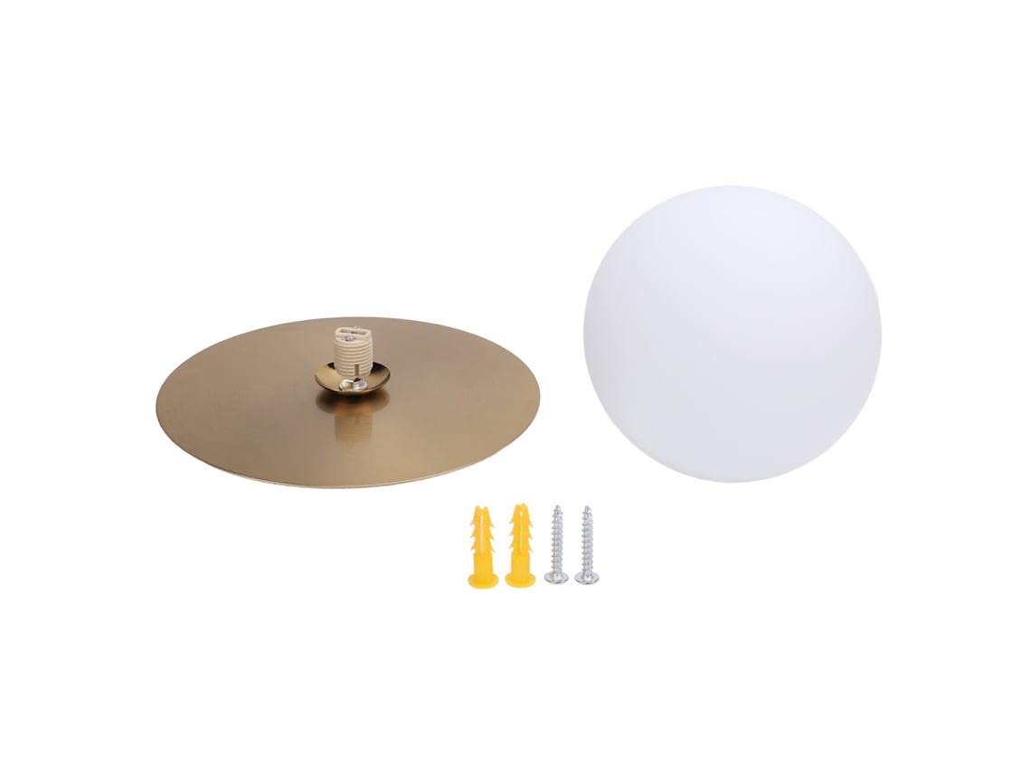 2026-lámpara De Pared Moderna De Globos Para Salón Dormitorio Pasillo Cristal Blanco Leche Dorado Sin Bombilla G9