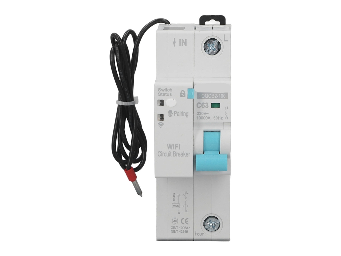Interruptor de Circuito Veloriskku 2p 1000v 6a Ip65 para Solar PV