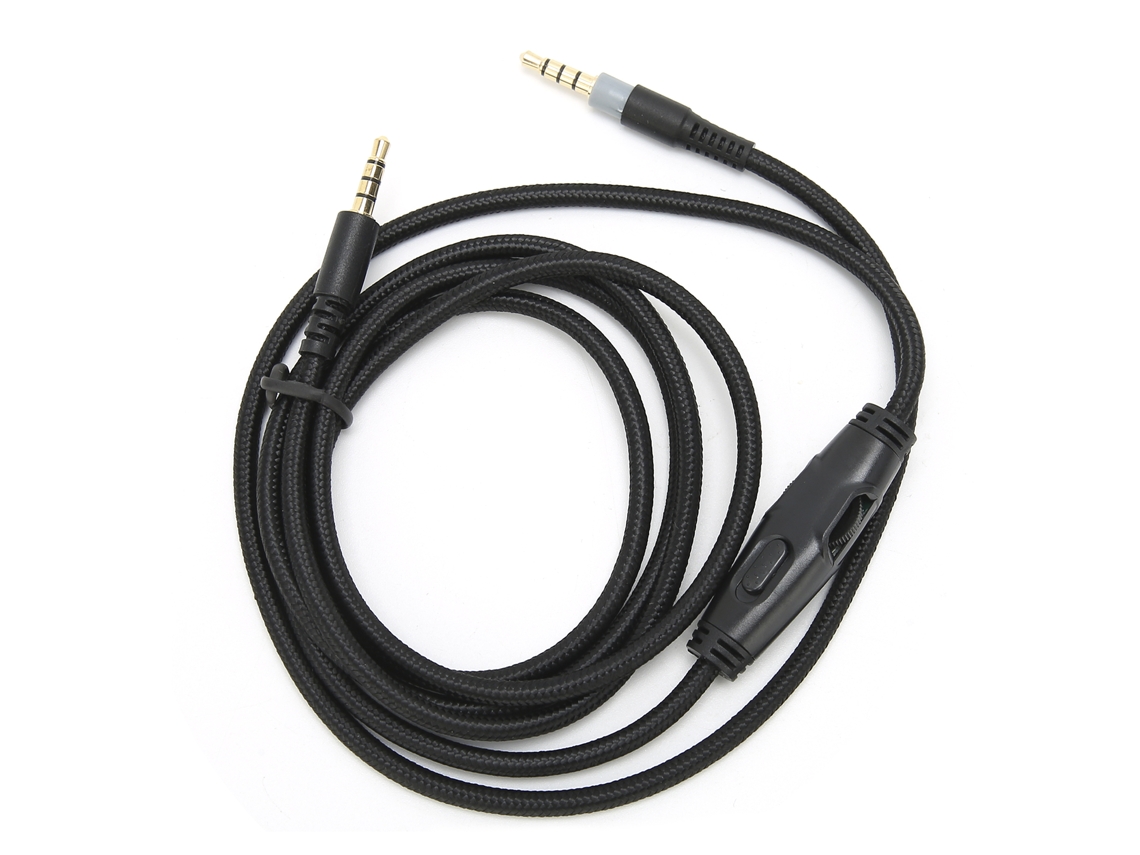 Cable De Audio De 3,5 Mm Macho A Macho Con Control De Volumen Para Auriculares Hyperx Cloud