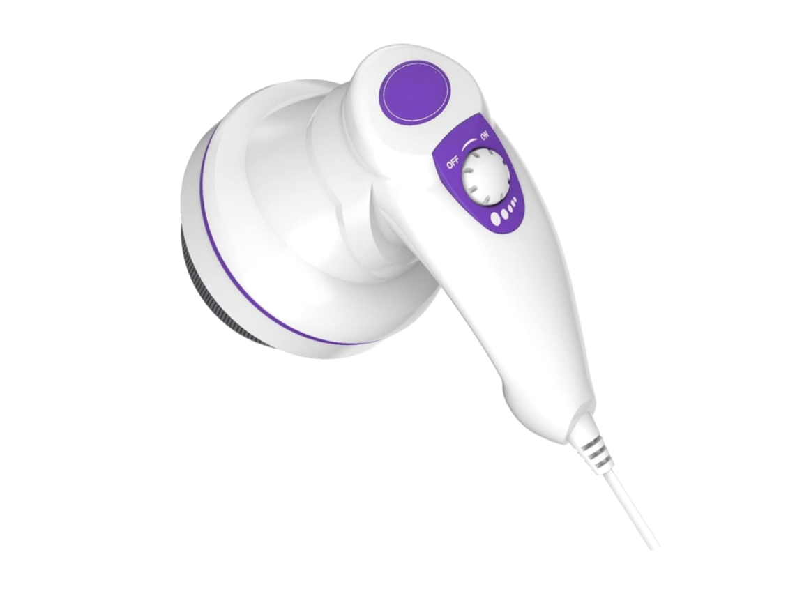 Masajeador de celulitis, máquina de eliminación de celulitis moldeadora del cuerpo, masajeador abdominal, masajeador eléctrico de mano (púrp CHRONUS