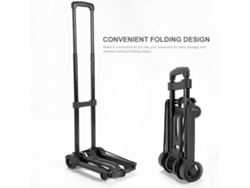 Maleta Plegable Compacta Y Ligera Para Viajes Con 2 Ruedas Y Cordón Elástico.