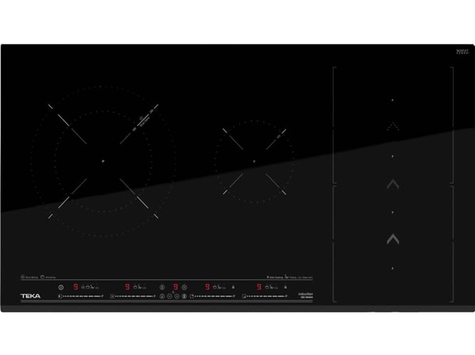 Teka Izs 96600 negro 6 zonas de msp 4 combinada placa integrado 90 cm con izs96600 90cm flexind 112500004 40