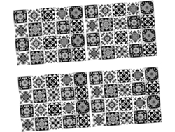 Juego De 4 Pegatinas Removibles Para Azulejos De Cocina Estilo Nórdico.
