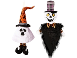 Muñeco Fantasma Colgante De Halloween, Decoración Para Casa Embrujada, Fiestas, Uso Interior Y Exterior.