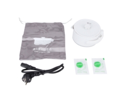 MEOIRUERY Hervidor Eléctrico Portátil 600ml, Plegable, para Hogar y Exterior, 220V