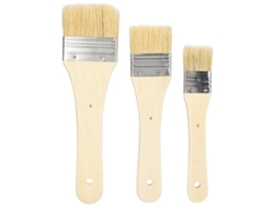Juego De 3 Pinceles De Cerdas Anchas Para Pintura Acrílica, Al Óleo Y Sobre Lienzo.