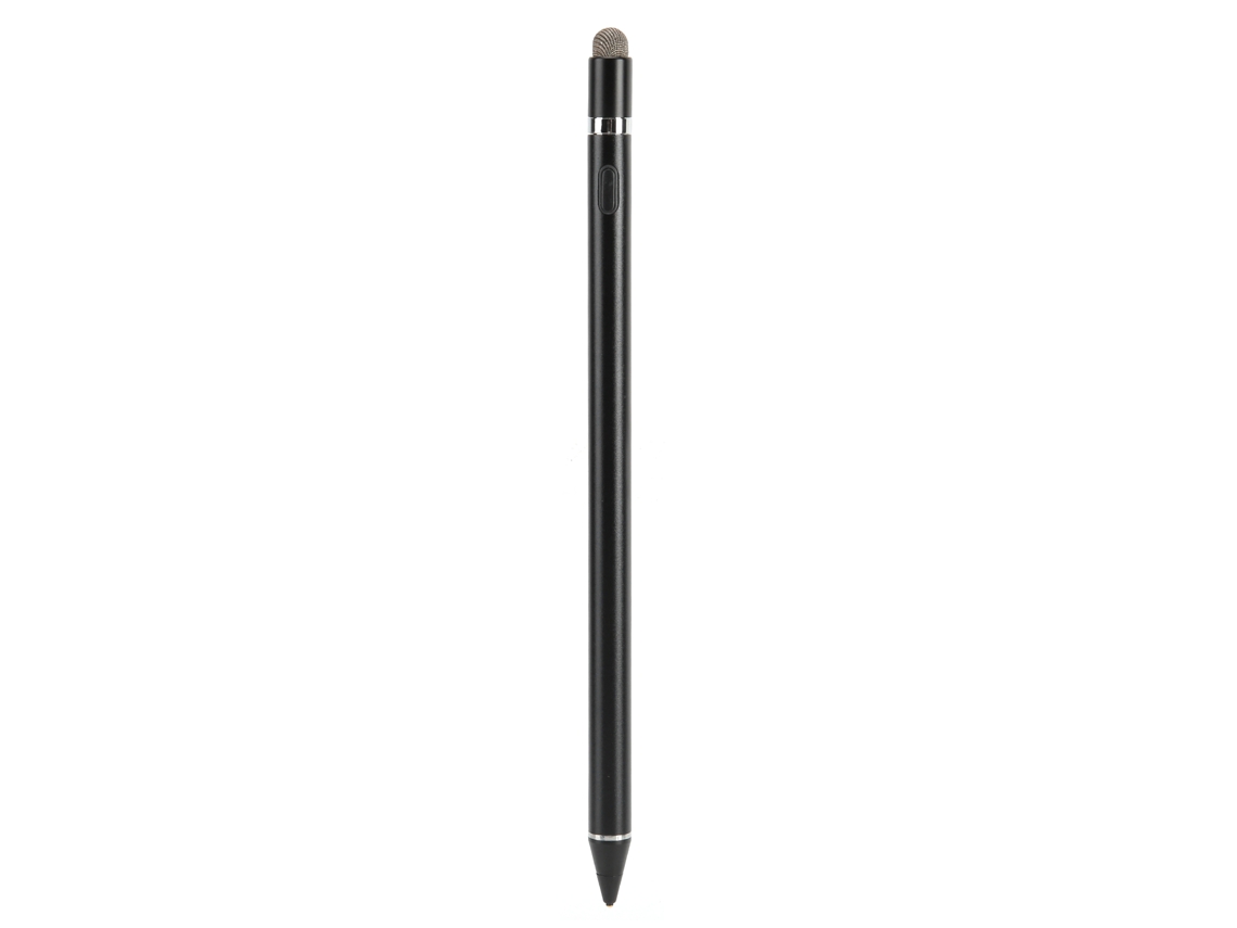 Lápiz Óptico Universal Capacitivo Activo 2 En 1 Negro Para Ios/android Wyh0002