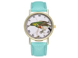 Elegante Reloj De Pulsera Unisex De Cuarzo, Color Azul Oscuro, Resistente Y Duradero.