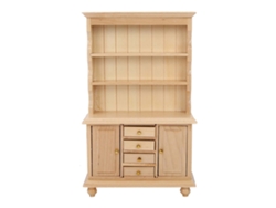 Armario De Madera De 3 Niveles Para Casa De Muñecas, Escala 1/12, Imitación De Madera.