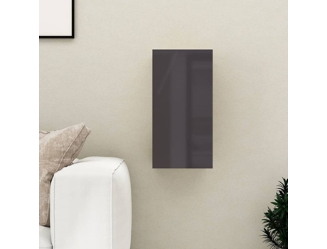 Mueble para la televisión VIDAXL Gris Madera contrachapada (30.5x30x60 cm)
