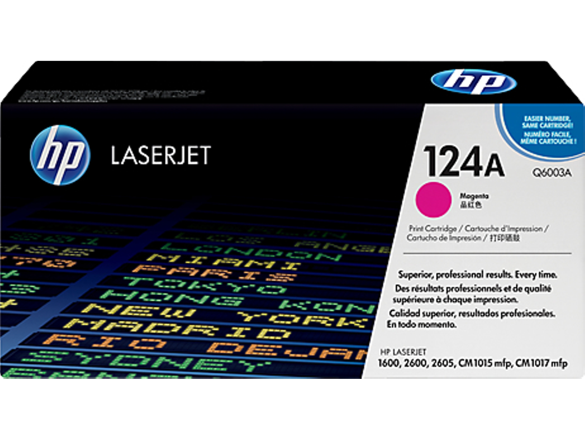 Tóner HP 124A Magenta