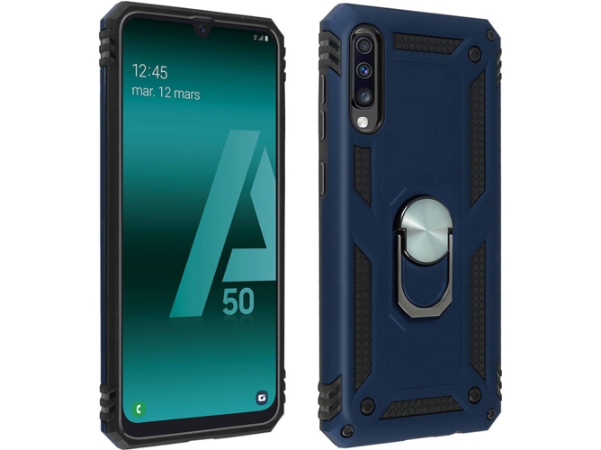 Carcasa Samsung Galaxy A50 AVIZAR Anillo Azul