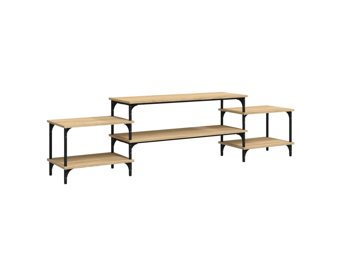 Maison Exclusive - Mueble Para Tv Madera Contrachapada Roble Sonoma 197x35x52 Cm