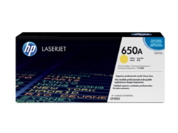 Cartucho de tóner original LaserJet HP 650A amarillo para Laserjet Enterprise CP5525