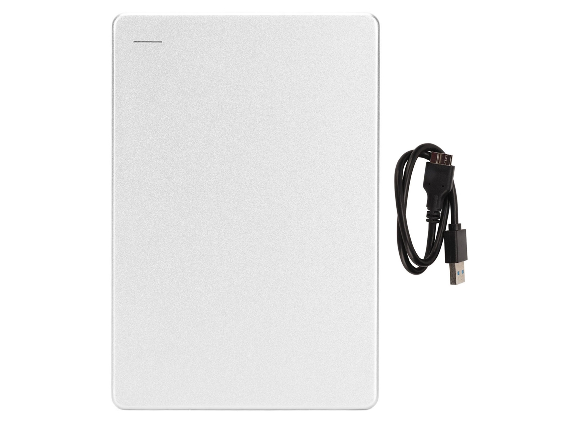 Disco duro externo portátil de 2,5 pulgadas, USB 3.0, 5 Gbps, alta velocidad, ultrafino, de metal, para Windows y Mac.