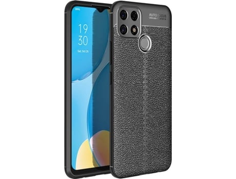 Funda Oppo A15 PHONESHIELD Rugged Leather Negro