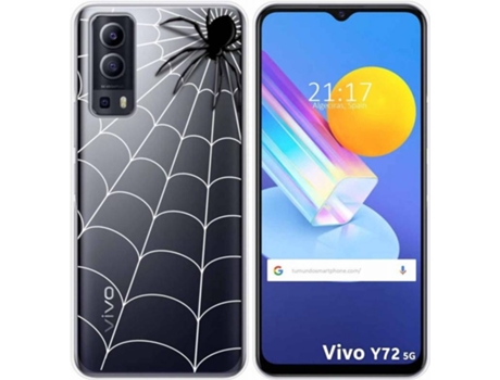 Carcasa Vivo Y52 5G TUMUNDOSMARTPHONE Araña Multicolor
