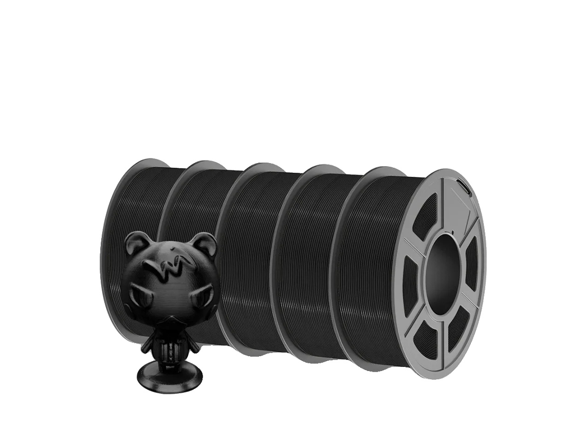 Filamento para impresora 3D, TPU Silk de 1,75 mm, alta flexibilidad, TPU Silk negro