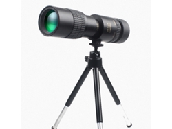 Telescopio 4K 10 300x40 mm, binoculares monoculares con zoom, telescopio de bolsillo para smartphone Jytgalx (negro)