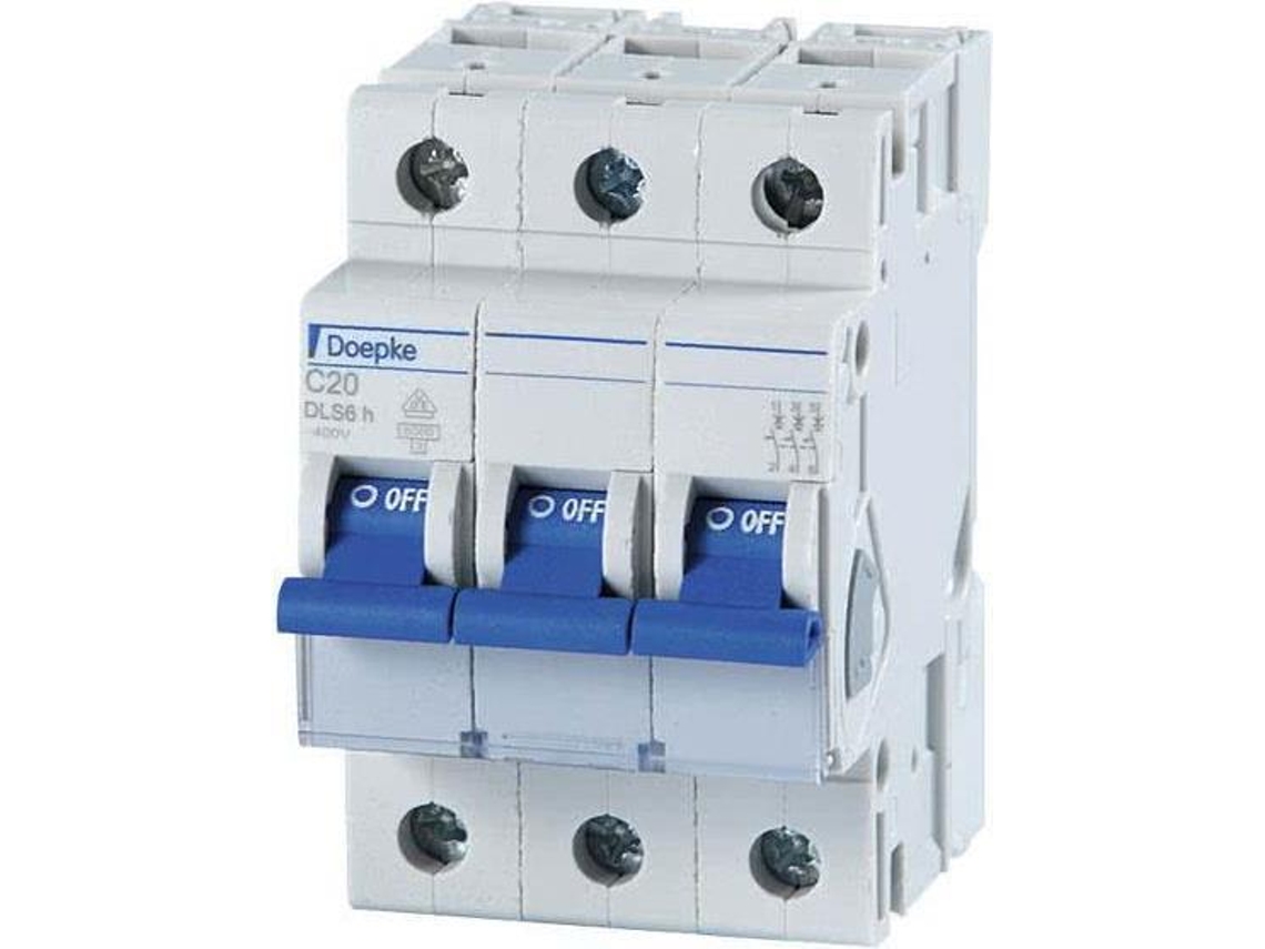 Ls Schalter C32a Dls 6h C32 3 6 Ka 6ka 3 Polig 400v C Charakteristik Dls 6h C32 3 6 Ka Doepke (09914296)