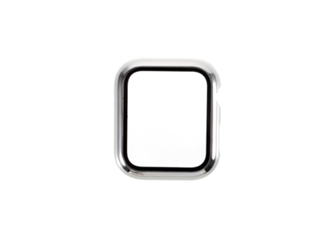 Carcasa de TPU marco galvanizado para Apple Watch Series 3/2/1 42mm - plata