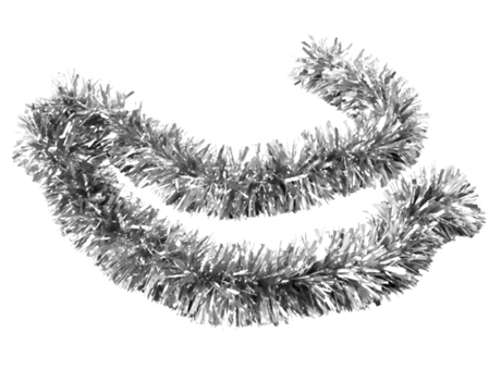 Adorno de Árbol de Navidad TIENDA EURASIA Gris (180x12X12cm)