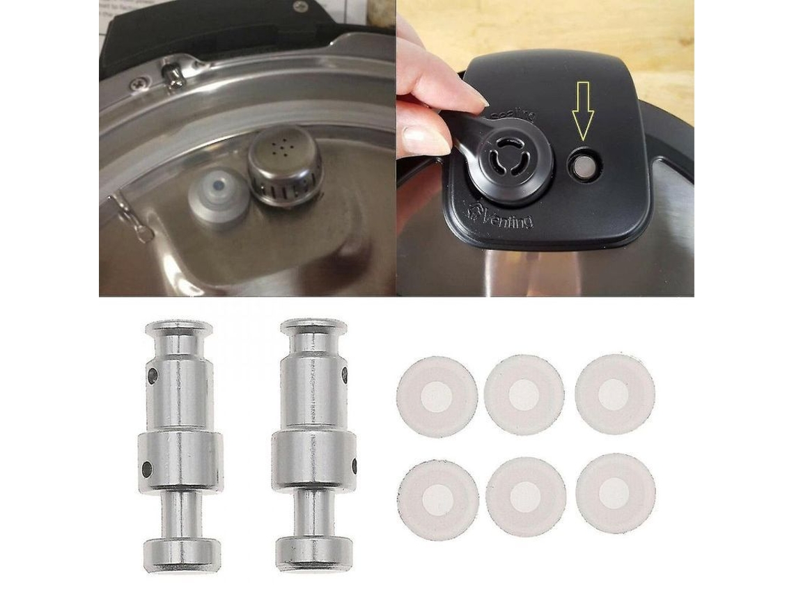 2026-9882-valvula Flotante Con 6 Guarniciones Para Instant Pot Piezas De Repuesto Plata Fpd